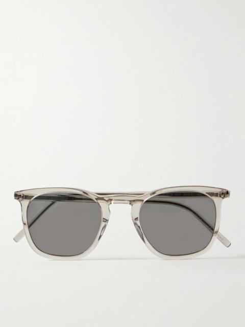 SAINT LAURENT D-Frame Recycled-Acetate Sunglasses
