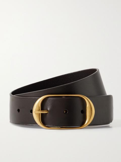 NILI LOTAN Nili leather belt Brown