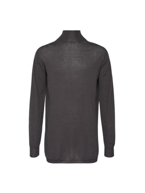 Rick Owens Oversized Lightweight Turtleneck Sweater
