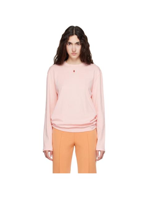 FLORE FLORE Pink Maggie Longsleeve T-shirt