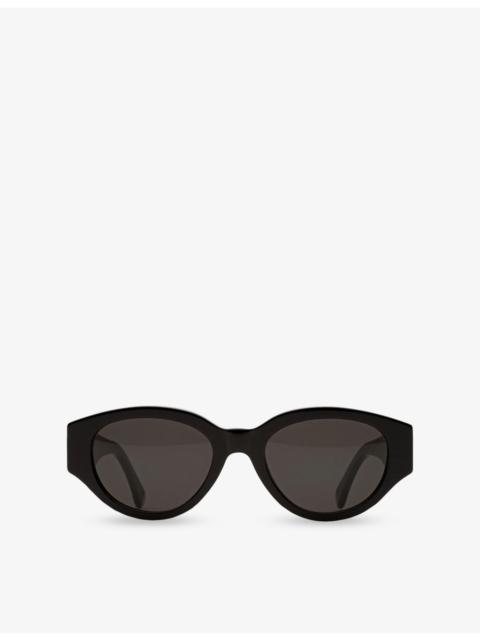 RETROSUPERFUTURE Drew Mama Oval-Frame Acetate Sunglasses