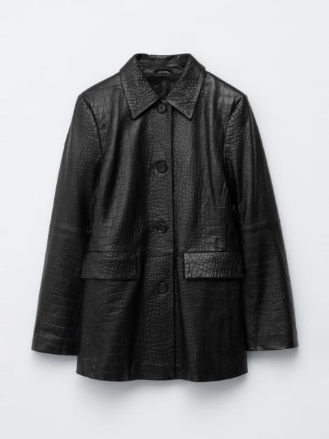 & Other Stories Leather Jacket