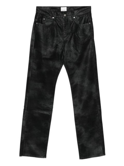 Isabel Marant Kelvina leather trousers