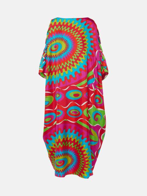 PUCCI Bersaglio silk kaftan