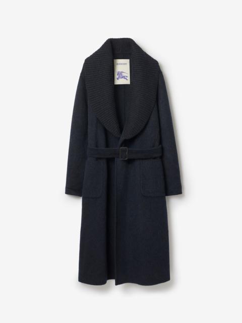 Burberry Wool Mohair Blend Coat