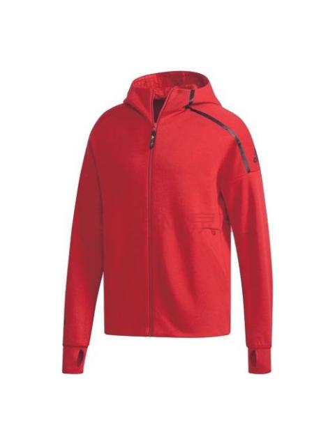 Men's adidas Sports Knit Red Jacket EA2105