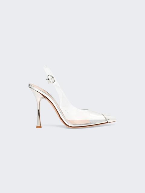 Gianvito Rossi Diana Glass Pumps Silver