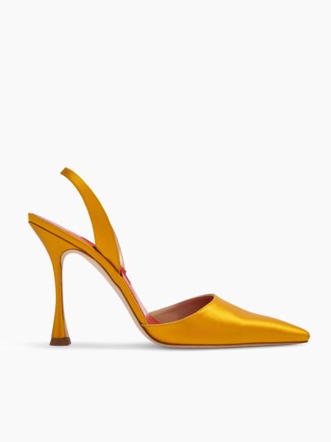 CAROLINA HERRERA Satin Slingback Pumps