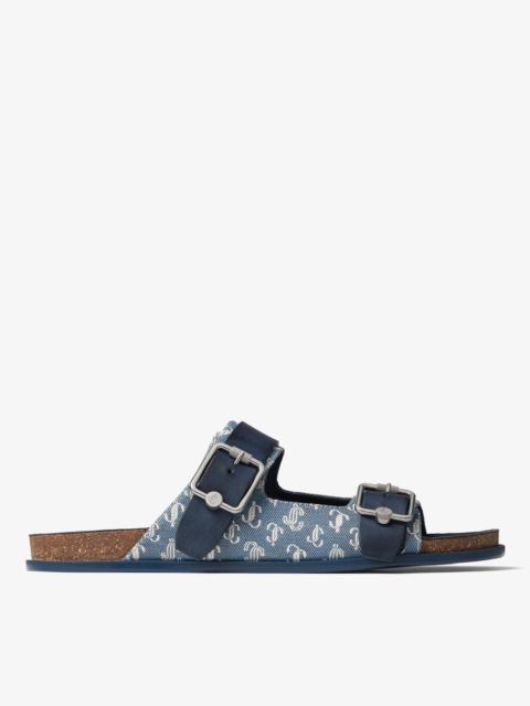 JIMMY CHOO Etta City Sandal
JC Monogrammed Denim Sandals