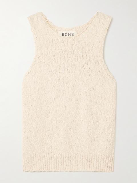 RÓHE Textured-cotton Tank
