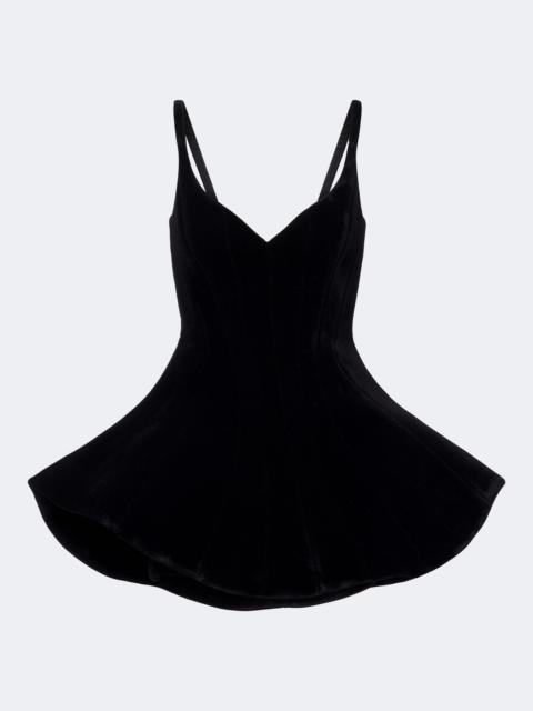 David Koma Velvet minidress