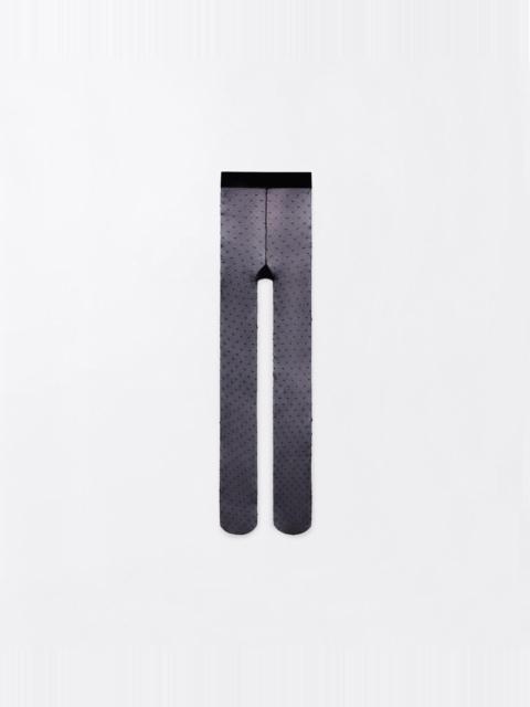 TOM FORD STRETCH NYLON TF MONOGRAM TIGHTS