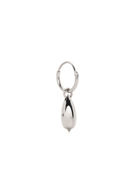 Lemaire metallic-charm hoop earrings