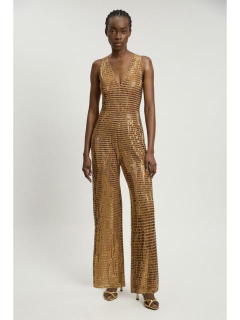 KAREN MILLEN Premium Crystal Embellished Jumpsuit