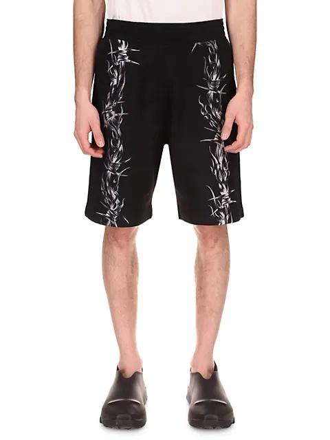 Givenchy barbed wire-print shorts