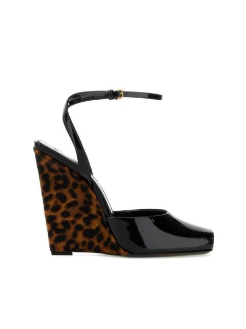 SAINT LAURENT 110mm La Scandale sandals