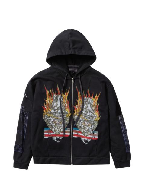 WHO DECIDES WAR ENGULFED MEMORIES ZIP UP