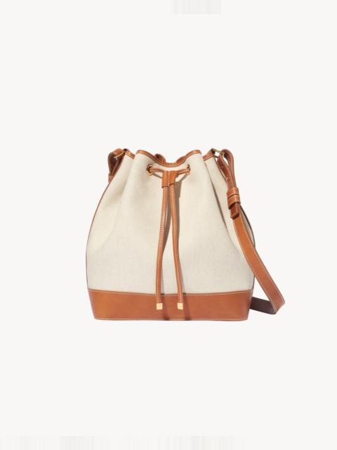 NILI LOTAN BRIGITTE BUCKET BAG CANVAS