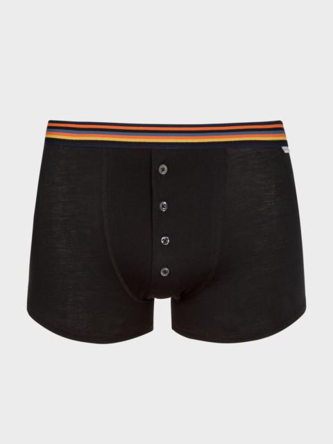 Paul Smith Four-Button Boxer Briefs With 'Artist Stripe' Waistband