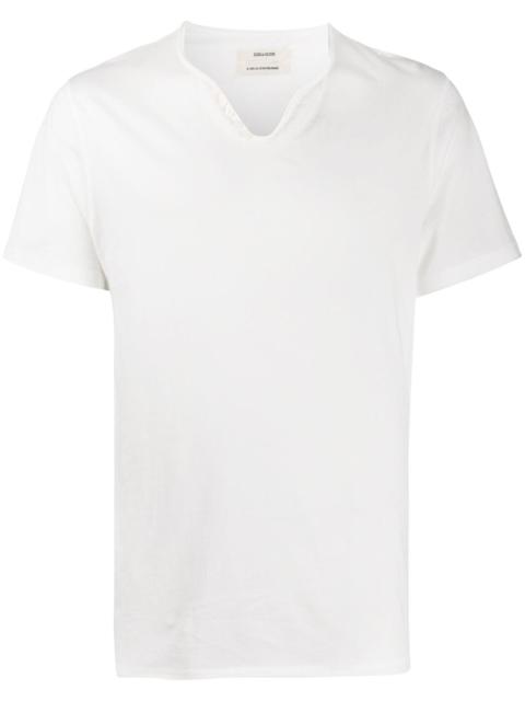 Zadig & Voltaire Monastir Henley-neck T-shirt
