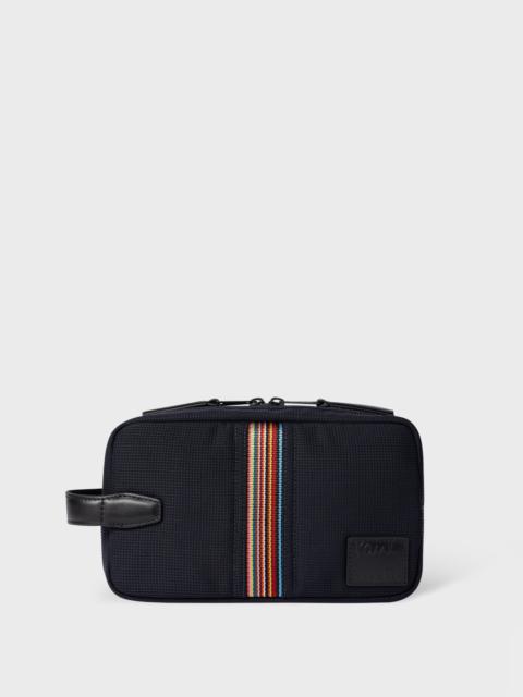 'Signature Stripe' Wash Bag