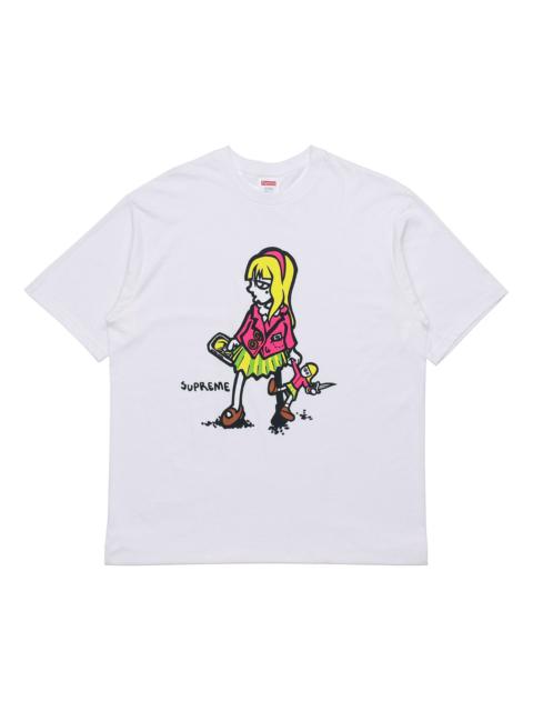 Supreme Supreme SS19 Suzie Switchblade Tee White Small Short Sleeve Unisex SUP-SS19-727