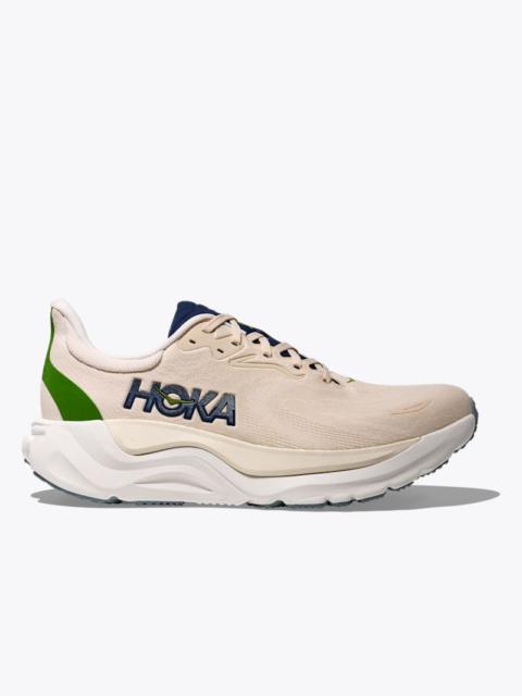 HOKA Men's Arahi 8 Shoes in Alabaster/Birch