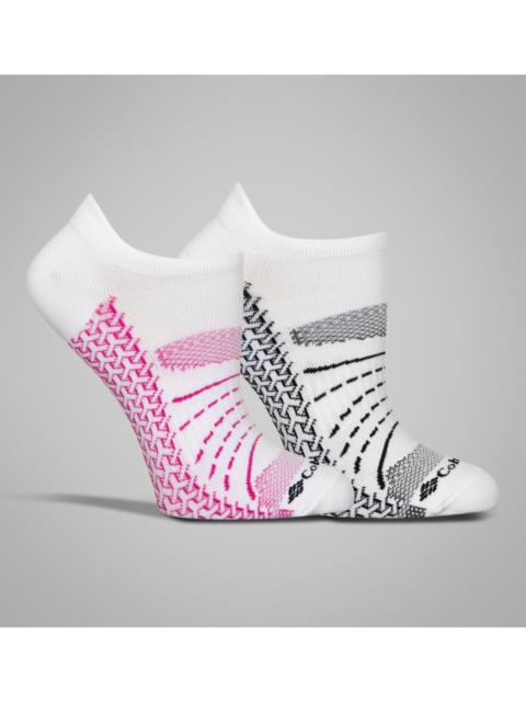 Columbia Space Dye brrr No-Show Lightweight Socks - 2 Pack