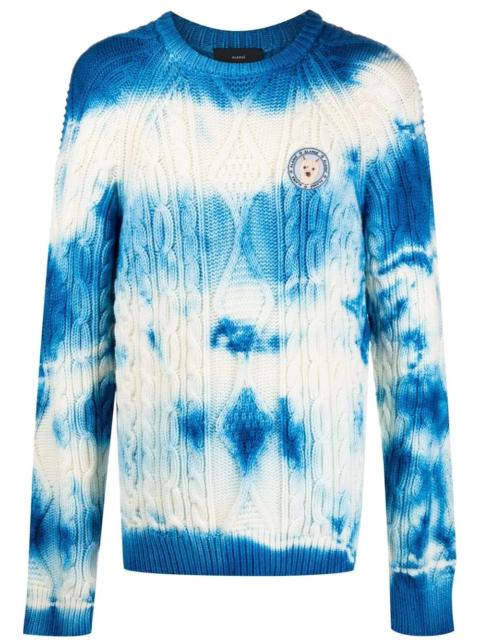 Alanui tie-dye cable-knit jumper
