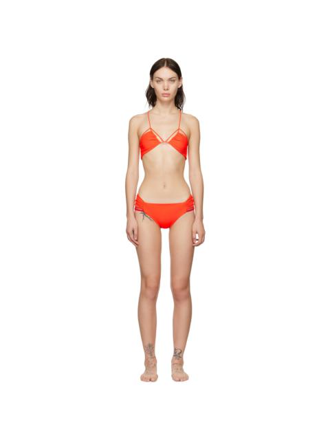 NENSI DOJAKA SSENSE Exclusive Orange Bikini