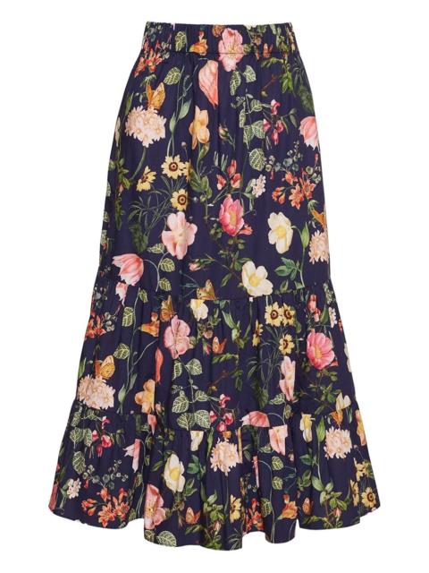 Cara Cara Chase midi skirt