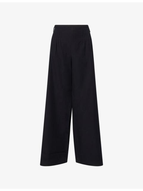 SIR. Beatrice Pintuck Cotton Trousers