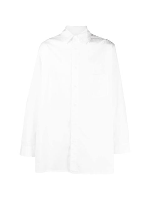 Yohji Yamamoto long-sleeve cotton shirt
