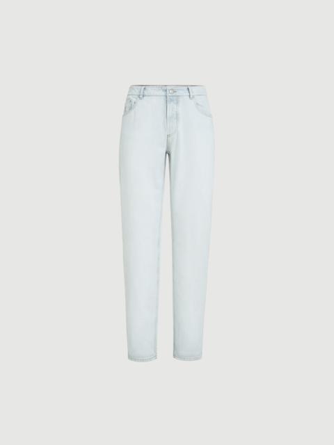 Brunello Cucinelli Lightweight denim traditional fit five-pocket trousers