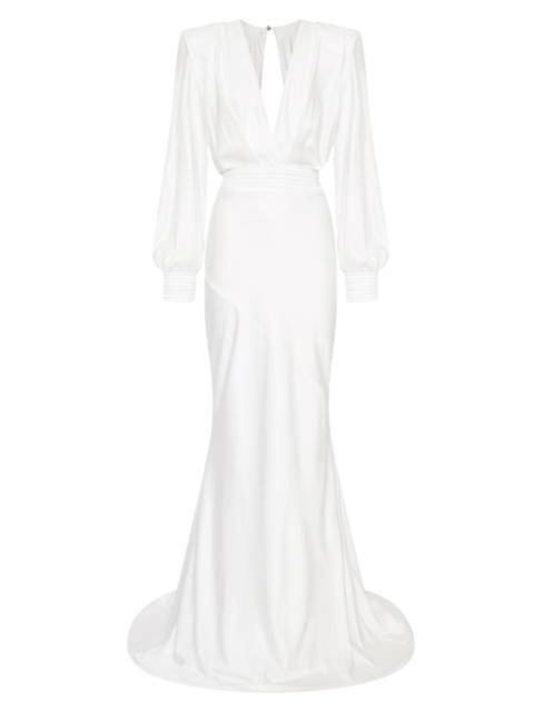 ZHIVAGO Women's Signature Betsy Bias-Cut Gown - Ivory