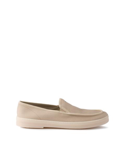 Prada logo-printed loafers