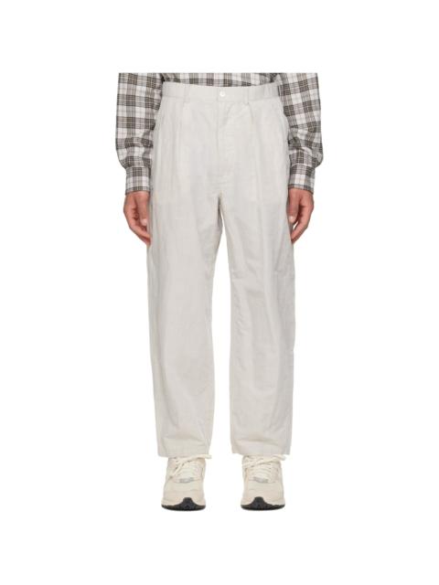 Nanamica Off-White Ivy Trousers