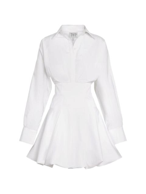 TWP Mila long-sleeve mini dress