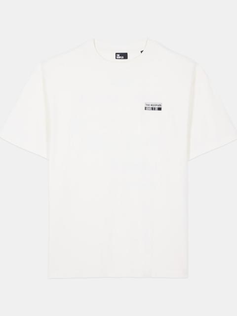 The Kooples OVERSIZED T-SHIRT WITH ECRU SCREEN PRINTING