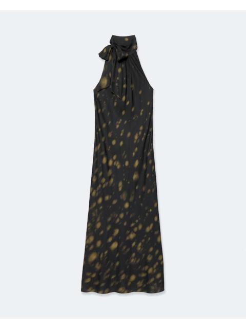 ALLSAINTS BERIL SILK-BLEND MAXI DRESS