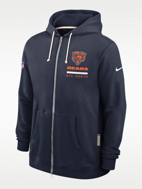 Nike Chicago Bears Utility Player Sideline Men's Nike Dri-FIT NFL Full-Zip Hoodie