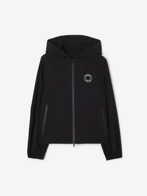 Burberry Logo Graphic Nylon Hooded Jacket