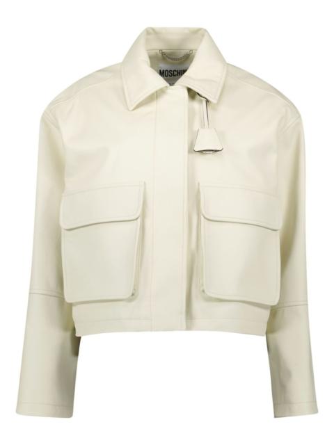 Moschino leather jacket