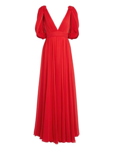 GIAMBATTISTA VALLI knot-detail maxi dress