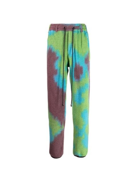 Song for the Mute tie-dye drawstring track pants