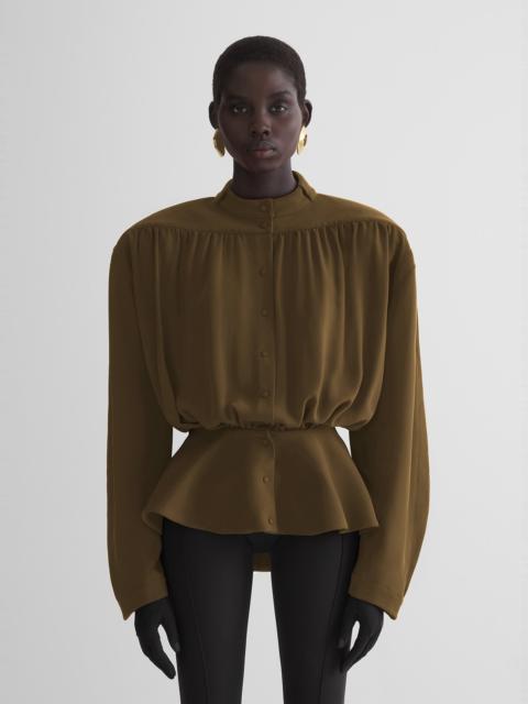 MUGLER re/edit hiver russe khaki blouse