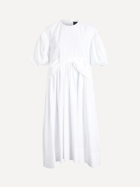 Simone Rocha Puff Sleeve Bow Smock Dress