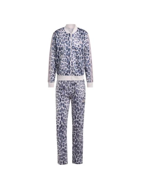 adidas leopard-print tracksuit