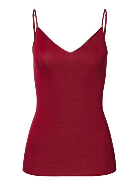 HANRO Cotton Seamless V-Neck Cotton Camisole