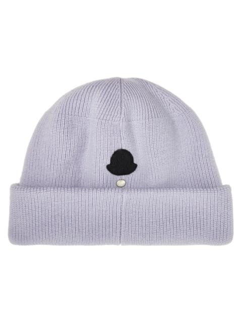 6 Moncler 1017 ribbed wool beanie